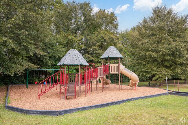 Several new playground structures are found all throughout the Southside area.