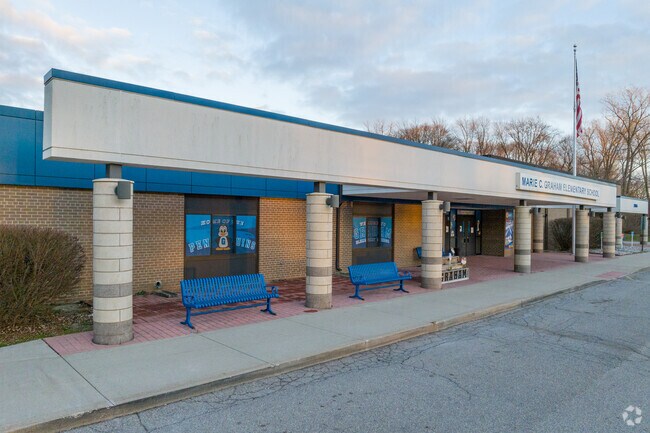 Marie C. Graham Elementary School facade.