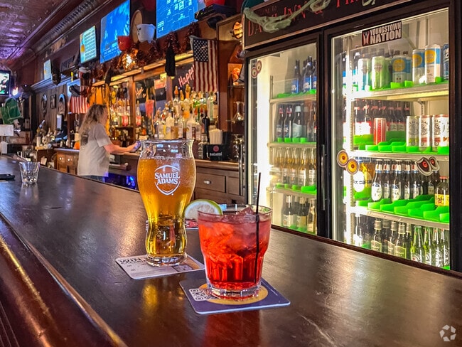 The residents of Belle Vista enjoy spending time at the Dash Inn Bar on Mahoning Avenue.