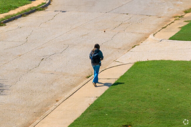 Enjoy an afternoon walk along the paved paths of Meadow Lakes Park.