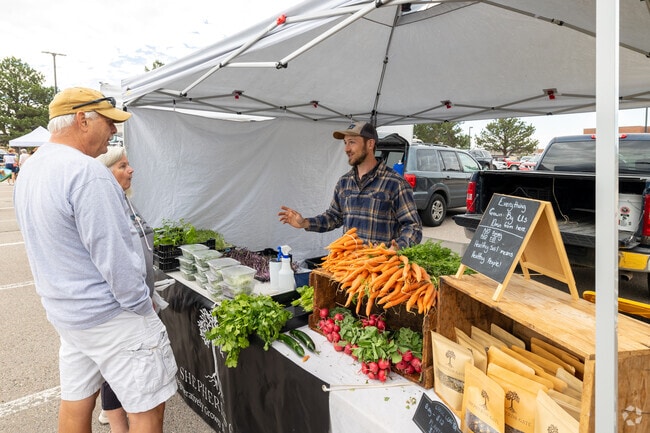 Fresh vegetables are available at the Monument Hill Farmers Market