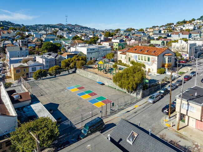 Paul Revere Elementary School serves students in grades PreK-8 in Bernal Heights.