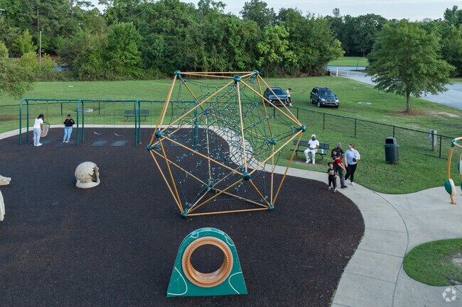 Briarwood residents enjoy their afternoons at the Bridging the Gap Park.