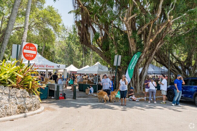 The Pinecrest Gardens Farmers Market is held every Saturday in Pinecrest.