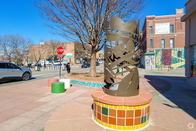 You will find colorful murals and art throughout the streets of Brown Park.