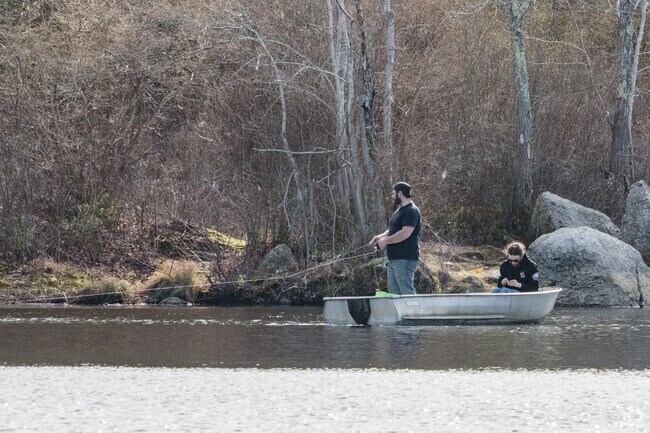 Fishing is one of the more relaxing aspects of the Greene neighborhood, with many nice ponds like Carbuncle Pond.