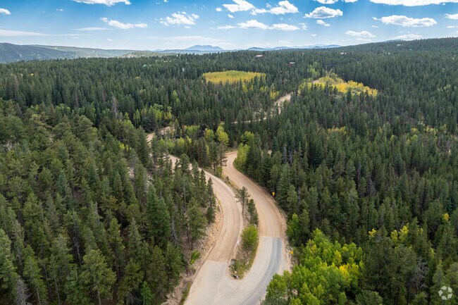 Overland Road is the main thoroughfare in Bar-K Ranch and connects to Peak to Peak Highway.