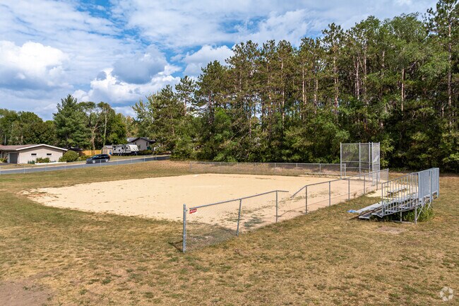 There are two ballfields at North Hudson Elementary.