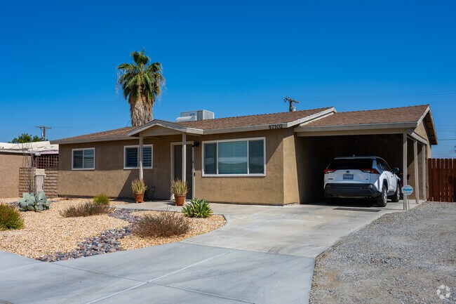 Homes in Thermal typically feature attached garages, providing secure and convenient vehicle storage.