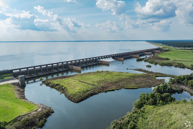 Lake Marion is a beautiful lake with a dam that boarders St. Stephen.