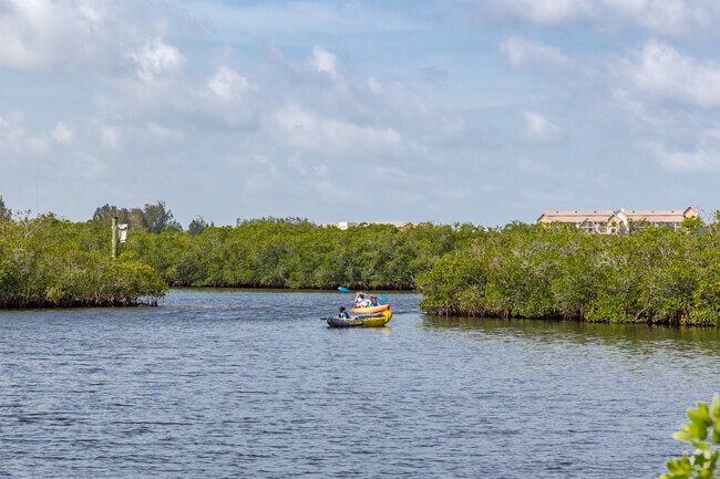 There are endless waterways through the mangroves in Port Richey.