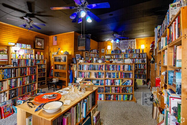 Shelves at Dani’s Used Books are packed with books for Michigan Center readers to peruse.