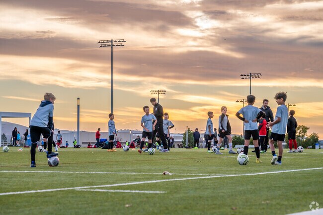 The Great Park has many soccer fields for matches and practices.