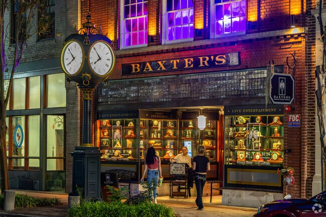 Baxter’s in downtown New Bern is a nighttime favorite for Cherry Branch locals.