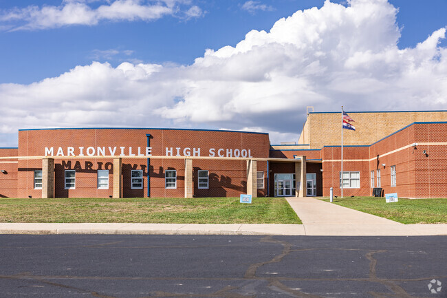 Marionville High School has an average enrollment of around 220 students.