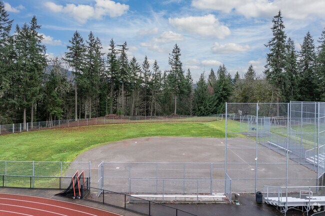 Pacific Cascade Middle School baseball field.
