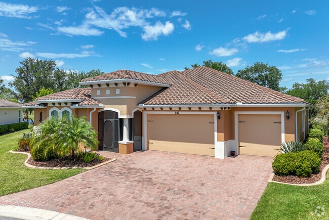 Spanish-revival builds can also be found scattered throughout the quiet, rural streets.