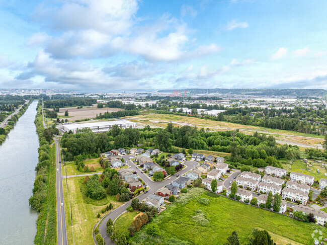 Fife's proximity to the port of Tacoma makes it a hub of warehouses and industries.