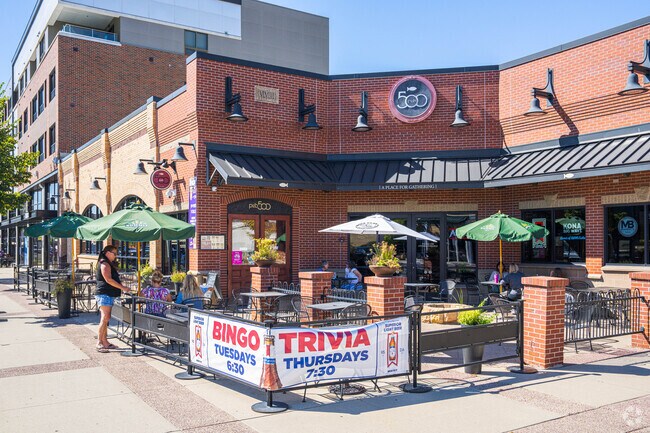 Pub 500 is a popular spot on Front Street.