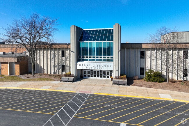 Harry D Jacobs High Shcool is highly rated in Algonquin.