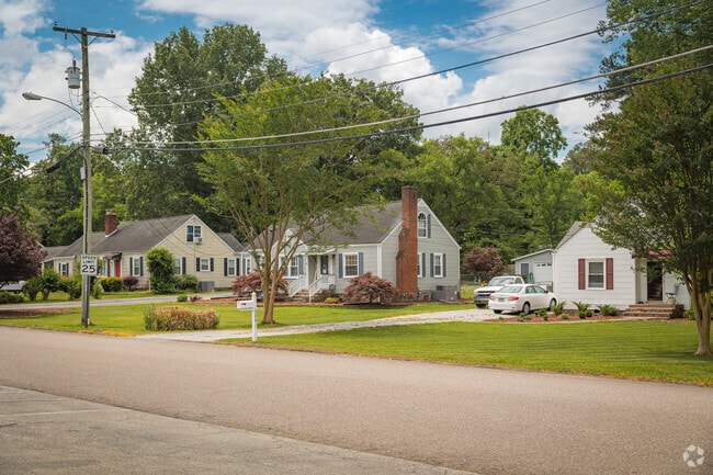 Brick and stone chimneys are a staple feature in Brainerd Hills.