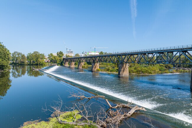 The Schuylkill River provides a peaceful setting and recreation opportunities in Bridgeport.