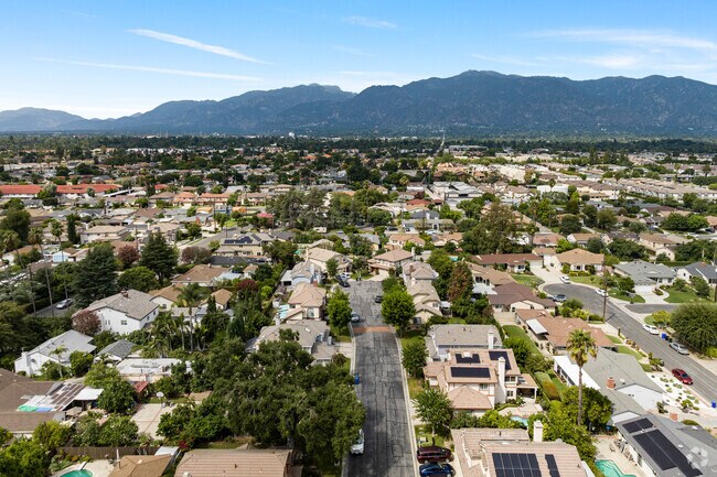 East San Gabriel is located just south of the San Gabriel Mountains.