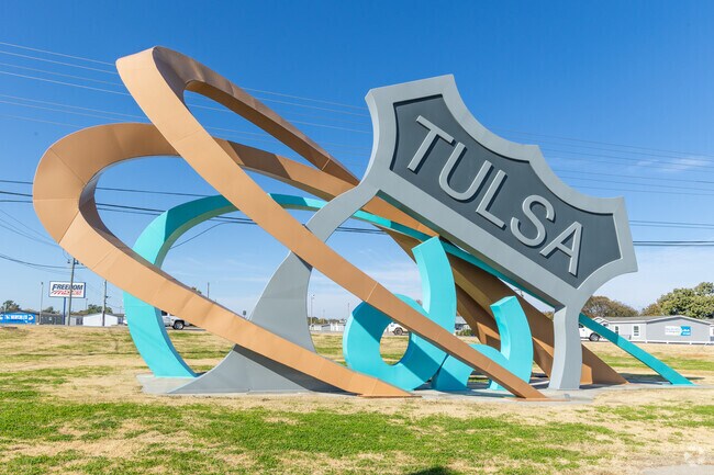 See the Route 66 Rising sculpture on Historic Route 66 in Rosewood.