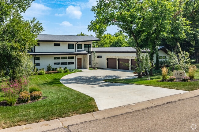 West Lawrence is know for it contemporary homes on larges lot with nice curb appeal.