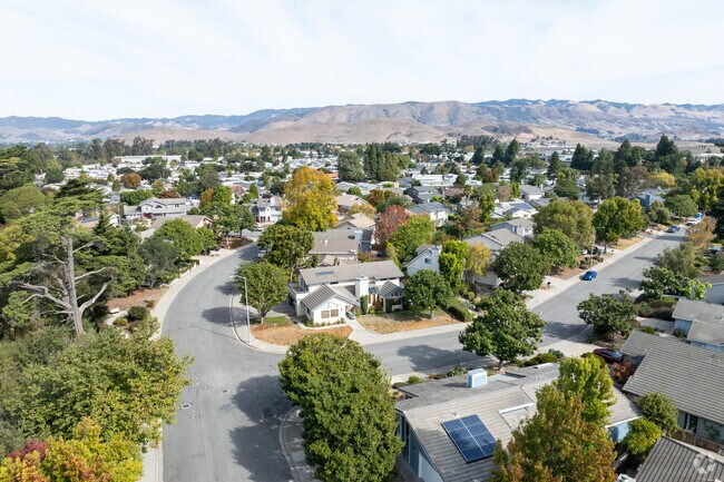LOVR Creekside Area has great views of the surrounding mountains.