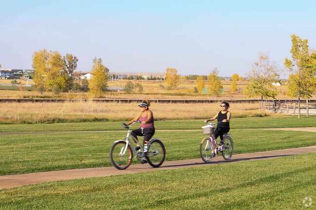 Upper Clover Basin has miles of bike paths.