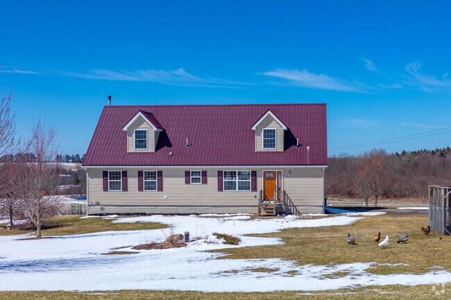 Many homes in Stockton feature colonial elements.