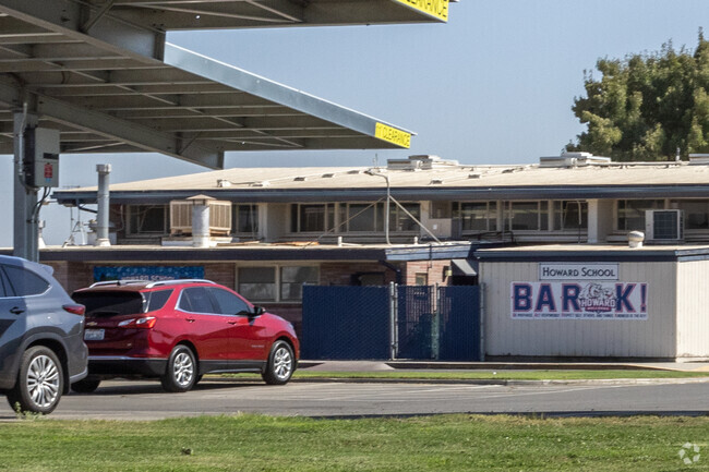 The entrance to Howard Elementary School in Madera County.