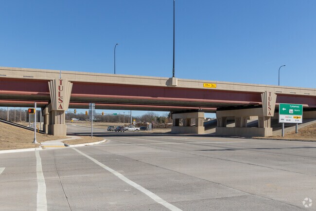 The new Gilcrease Expressway Toll Road cuts through Berryhill providing speed and convenience.