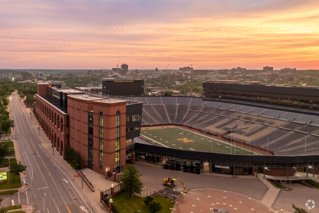 The University of Michigan football stadium is a iconic spot in Ann Arbor.
