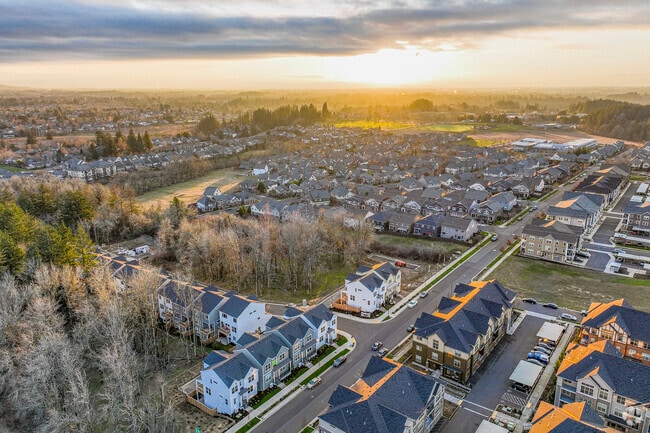 The Bethany neighborhood sits on the edge of suburbia and rural farmland in Beaverton.