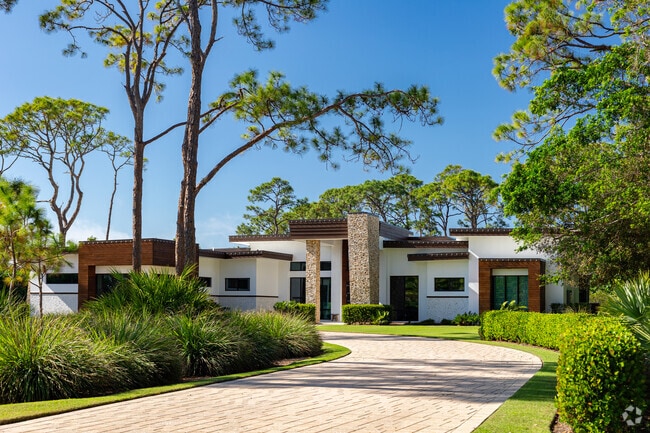 Pine Ridge features several newly constructed contemporary homes.