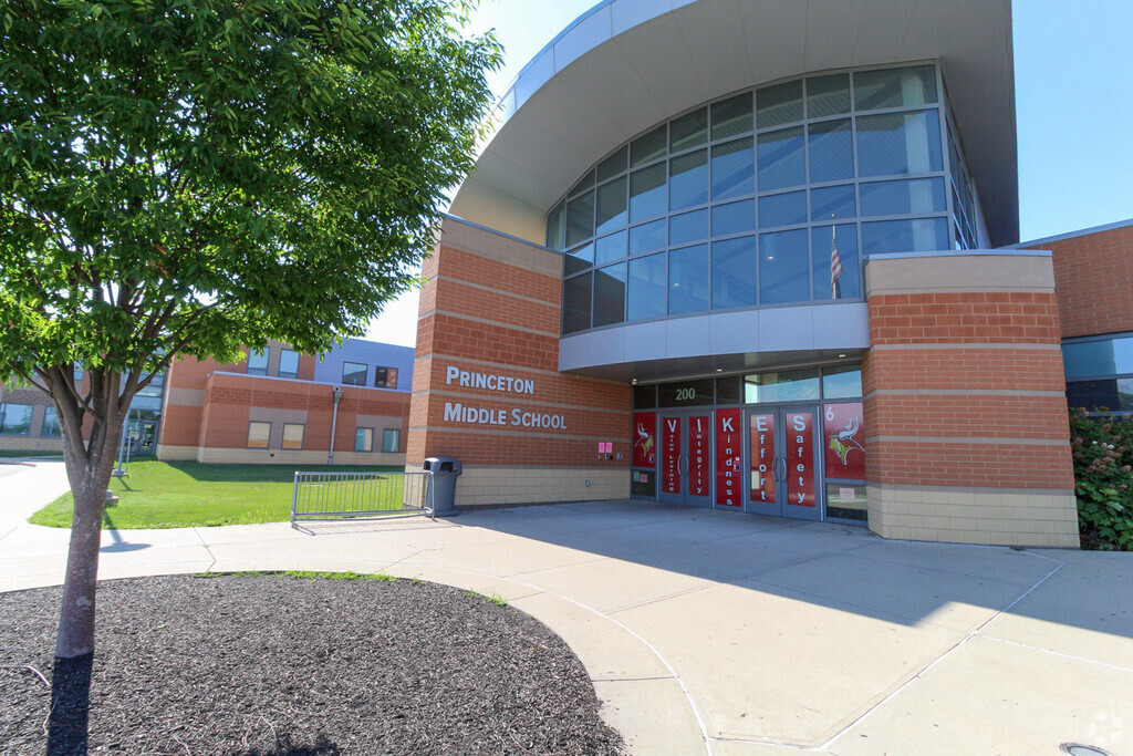 Princeton Community Middle School front entrance in Sharonville.