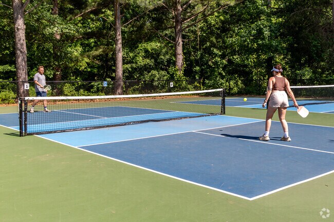 You can enjoy a game of pickle ball at the Clanton Road Community Park.