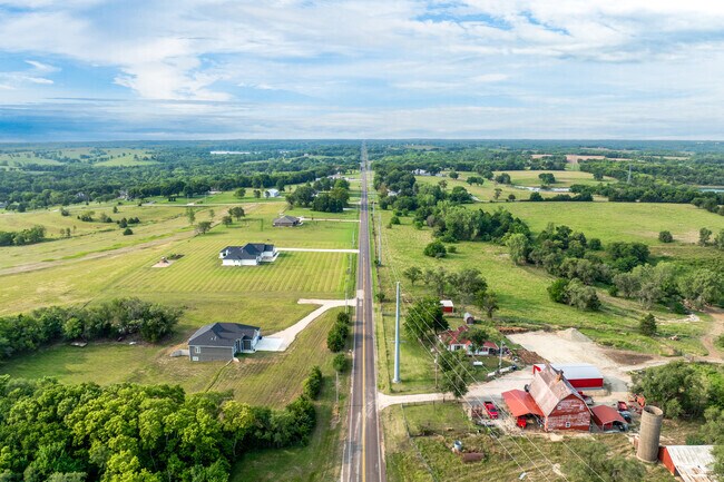 Homes in Tecumseh are generally spaced far away from each other.