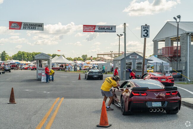 Corvettes at Carlisle is an annual event held in late August with thousands of models.