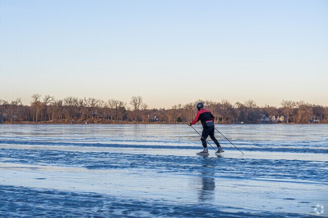 Sherwood Forest residents can enjoy ice skating on Lake Minnetonka.