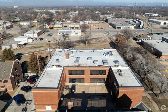 Here is an aerial view of St. Joseph Catholic School.