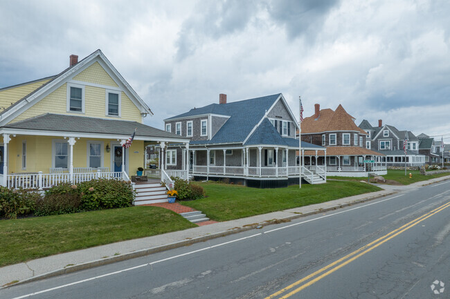 Large wrap around porches in Ocean Bluff-Brant Rock are a perfect relaxing spot.