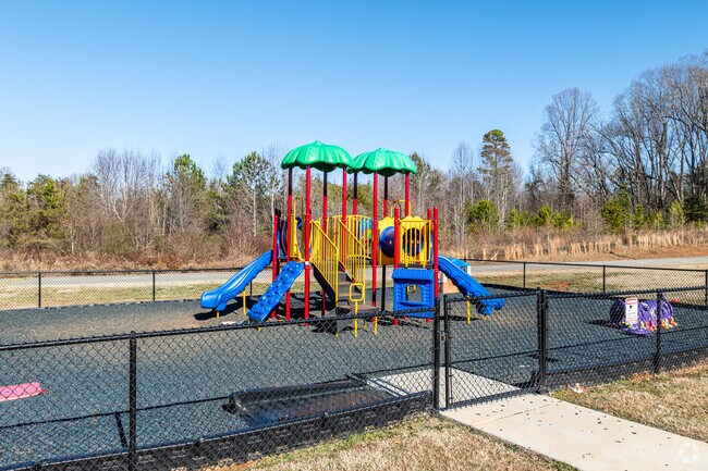 Davidson Charter Academy boasts a vibrant playground for students.