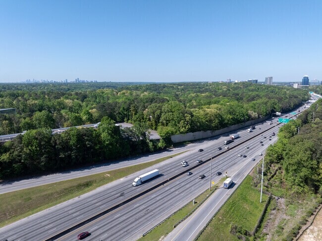 Dunwoody is right off of 285 the beltway that goes around the city.