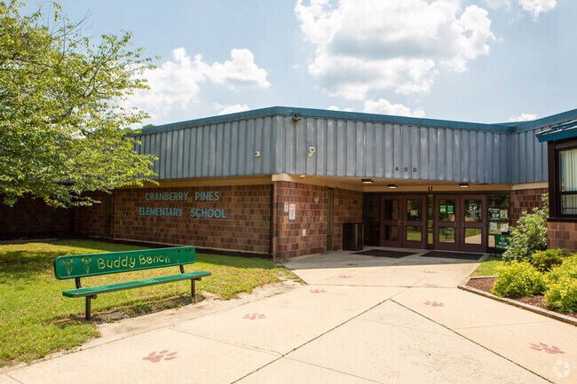 Cranberry Pines Elementary School serves students Medford, NJ.