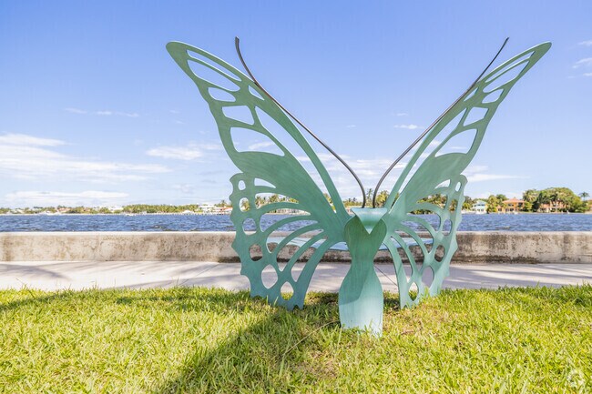 Be free and be your dream butterfly at Lanata Bicentennial Park in Downtown Lantana, FL.