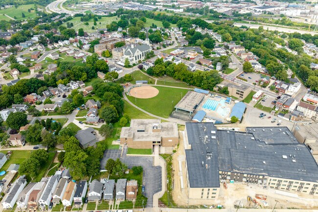 St Bernard Elementary School in Saint Bernard teaches kids from kindergarten to sixth grade.