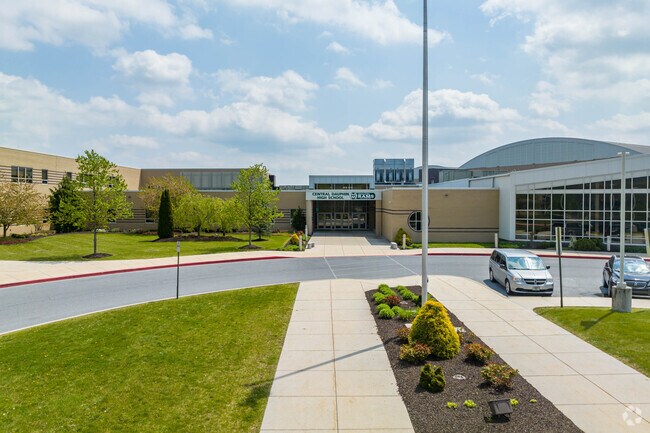 Central Dauphin East High School received a B-plus from Niche and serves Bressler.